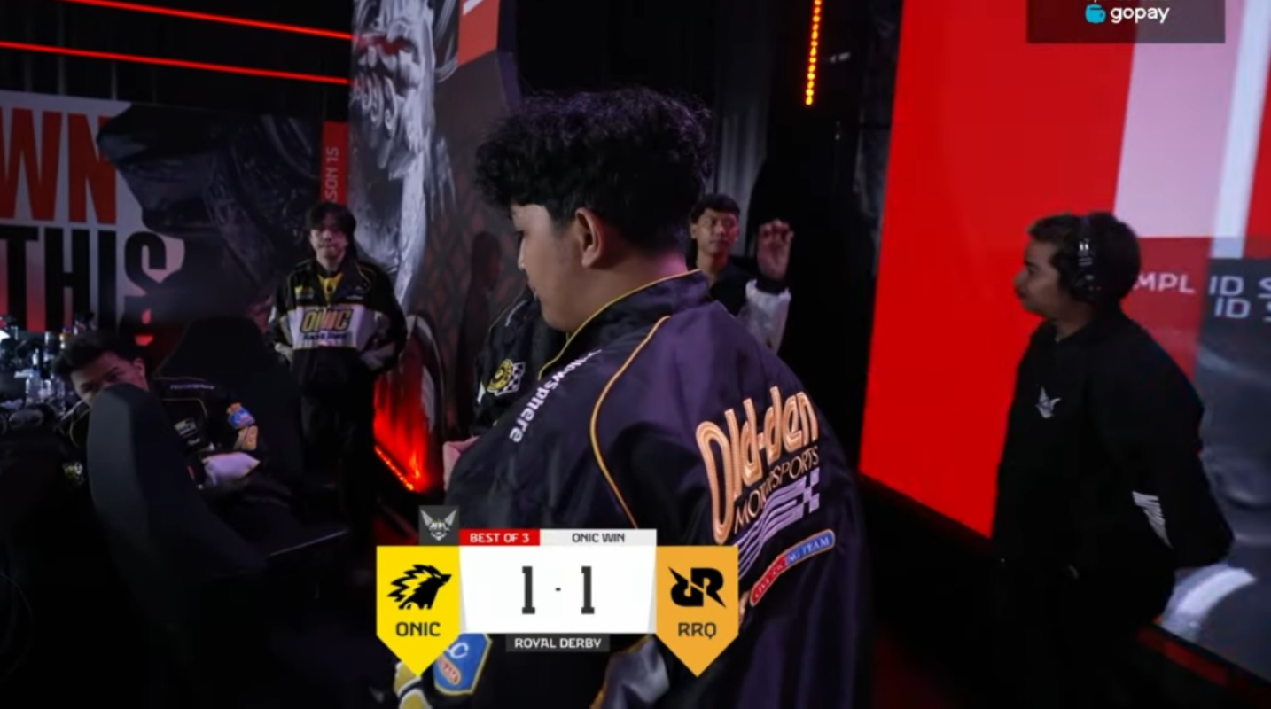 ONIC memaksa RRQ ke game yang ketiga MPL ID S15 week 6
