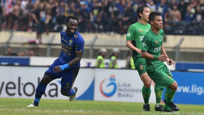 SANG MANTAN: Michael Essien turut beri ucapan selamat atas capaian gelar juara Persib Bandung