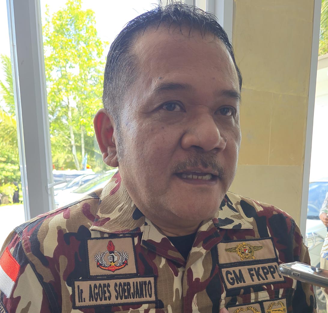 Agoes Soerjanto, Ketua PD XIII GM FKPPI Jawa Timur. (Bagus Rio/Radar Banyuwangi)