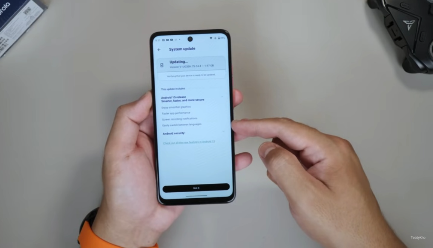 Update Android 15 (YouTube TeddyKho).