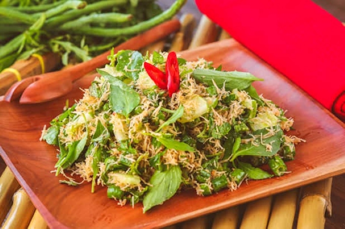 Resep trancam kuah pedas.