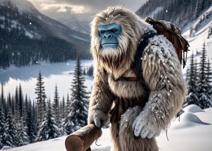 Legenda Yeti, makhluk berbulu dari Himalaya.