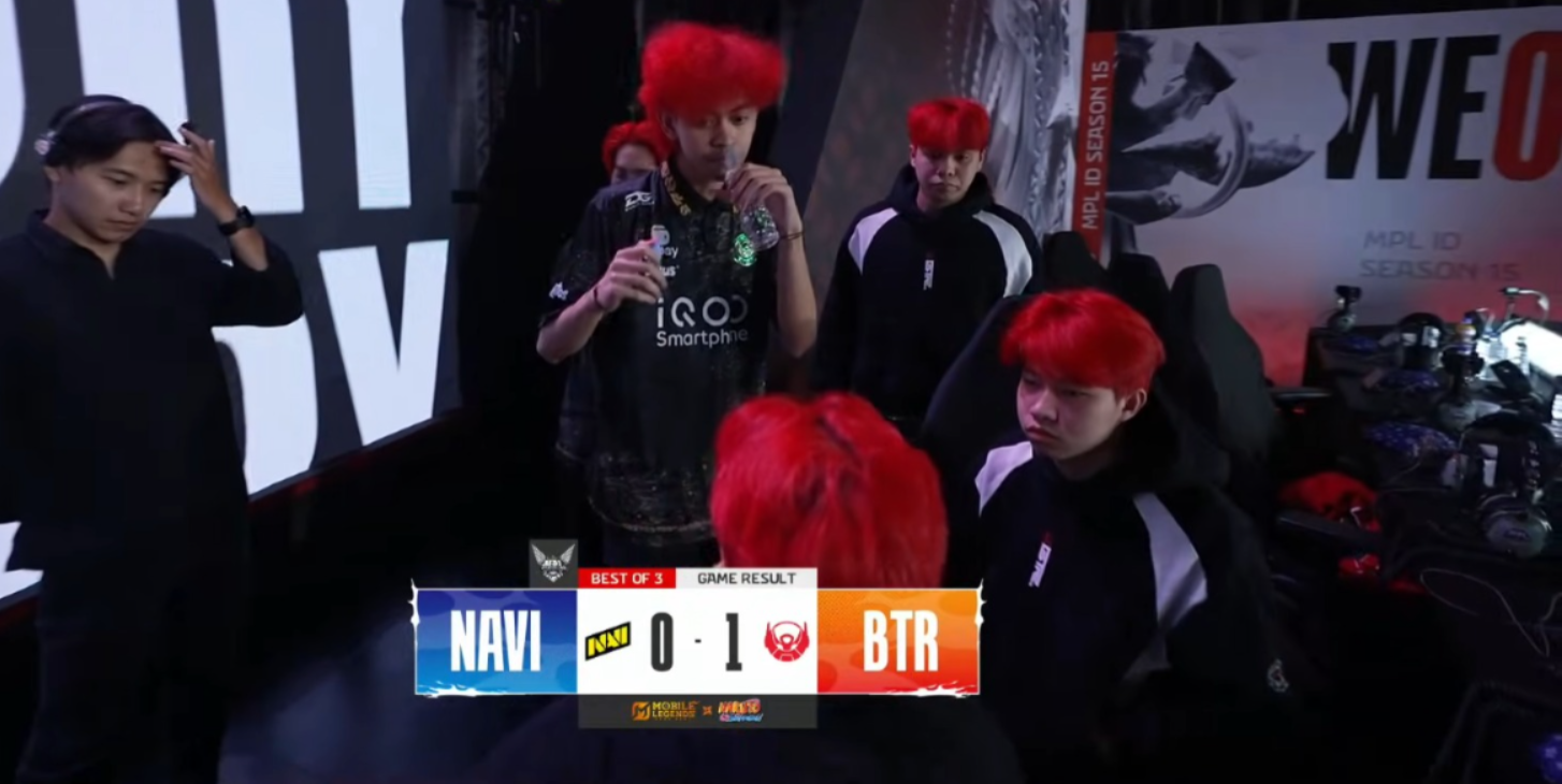 MPL ID S15 Week 7, BTR amankan game yang pertama atas NAVI Youtubr MPL Indonesia).