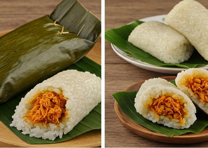 Makanan berbahan dasar ketan.