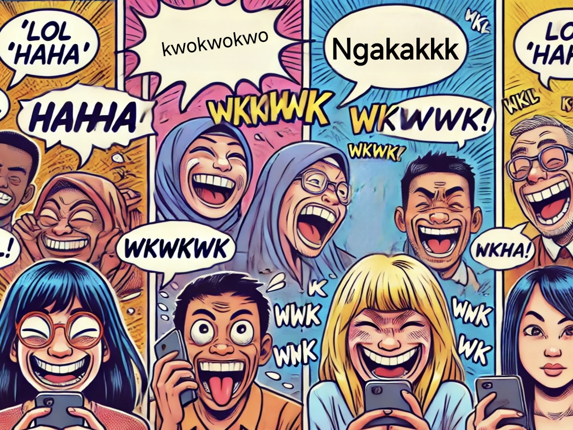 Wkwkwk: sejarah dan makna tertawa khas warganet Indonesia. Selebrasi budaya pribumi yang mendunia.