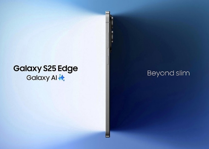 Galaxy S25 Edge hadir sebagai smartphone tertipis dengan kamera 200MP, AI canggih, dan desain titanium.