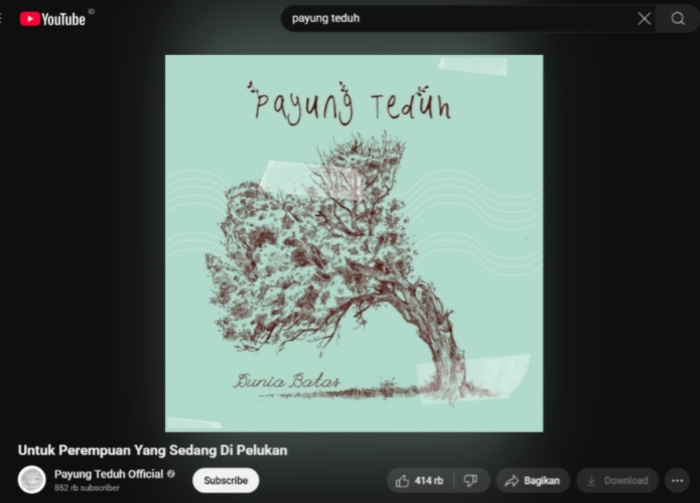 Untuk Perempuan Yang Sedang Di Pelukan (Payung Teduh Official).
