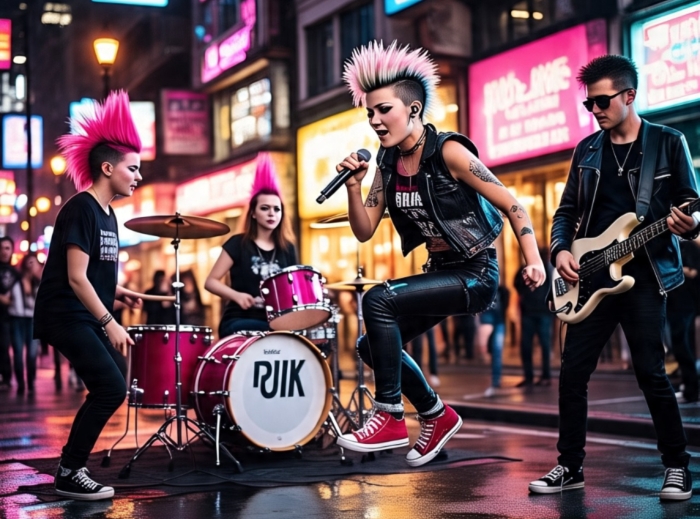 Pop Punk (Ilustrasi AI).
