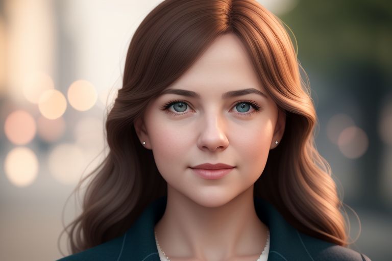 Ilustrasi perempuan muda sedang bahagia. (AI)