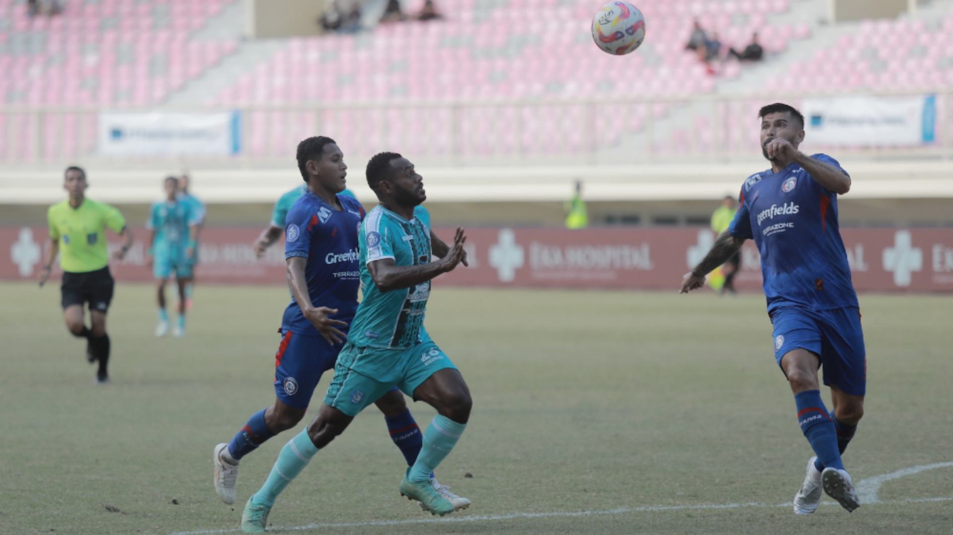 LUNTUR: PSBS Biak bermain 2-2 dengan Arema FC di pekan 33 Liga 1 2024/2025