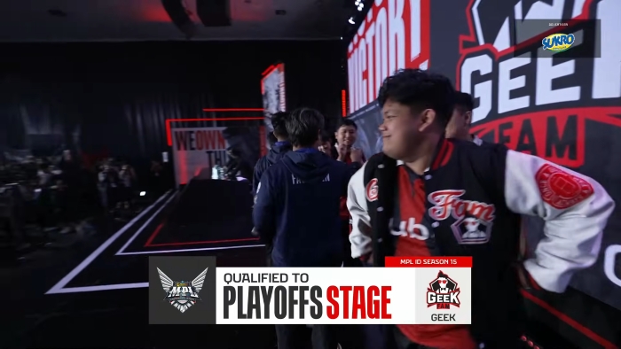 Geek amankan tiket playoffs yang kedua, setelah tumbangkan TLID di game yang ketiga MPL ID S15 Week 8.