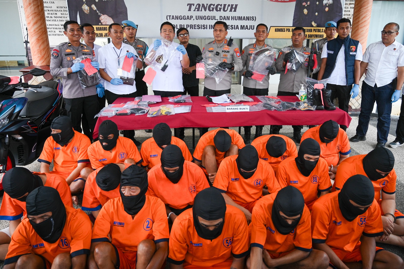 Polresta Banyuwangi tangkap 37 tersangka dalam Operasi Semeru 2.