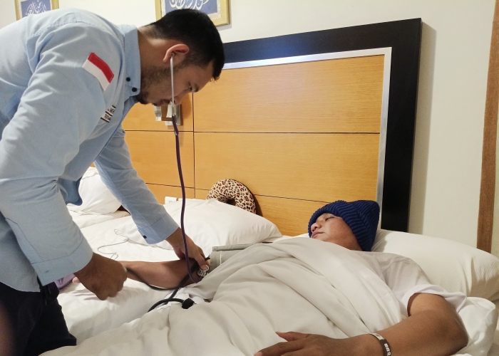 TKHI Kloter 44 edukasi jamaah soal cuaca panas ekstrem di Madinah.