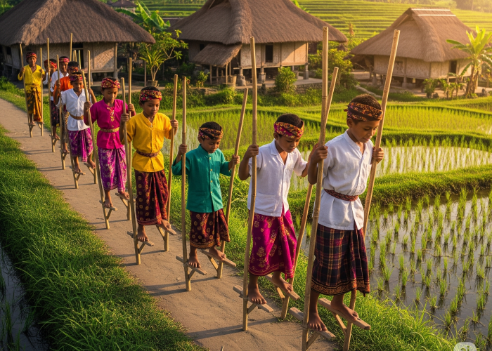 Jenis permainan tradisional dari berbagai daerah.