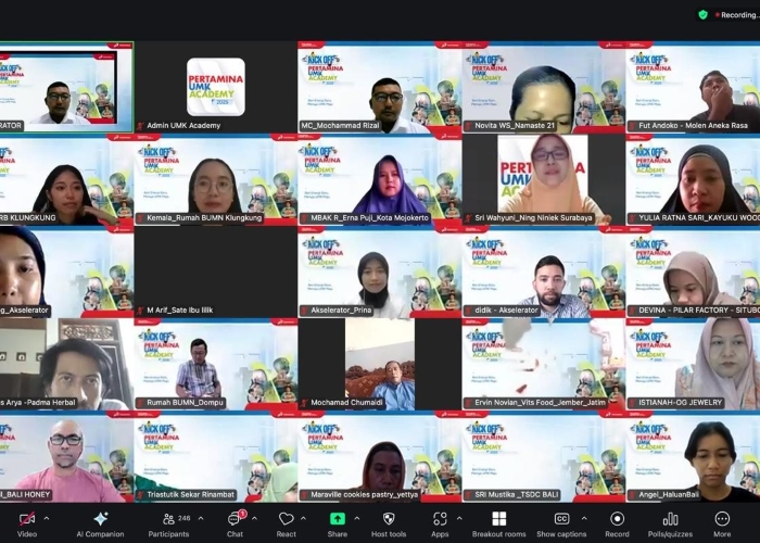 Pertamina UMK Academy 2025 bantu UMK naik kelas lewat pendampingan digital, manajerial, dan akses pasar di 4 provinsi Indonesia.