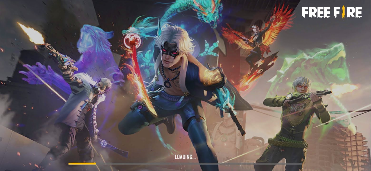 Loading screen Garena Free Fire.