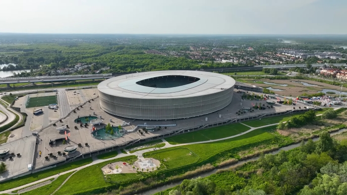 Stadion Wroclaw, Polandia.