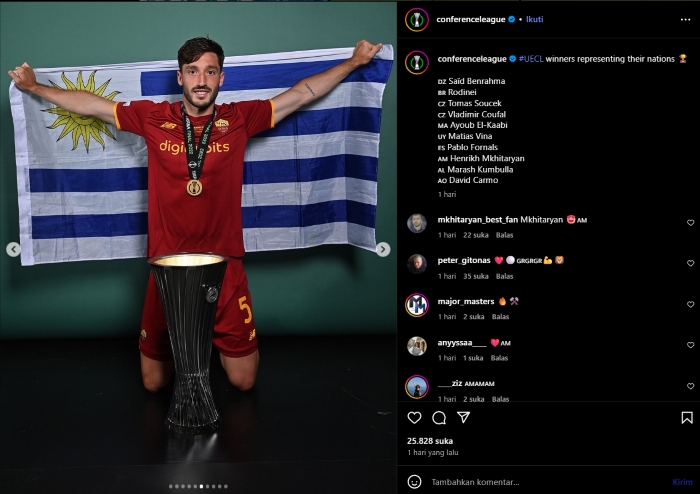 Tim pertama yang menjadi juara gelaran UECL.