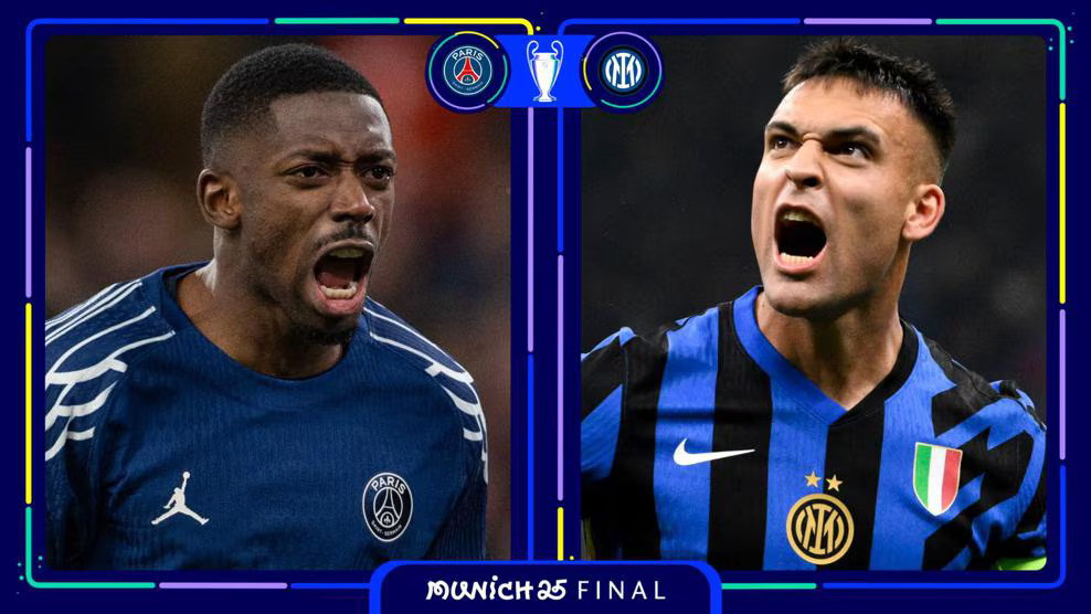 FINAL: Inter Milan di favoritkan di Final Liga Champions atas PSG
