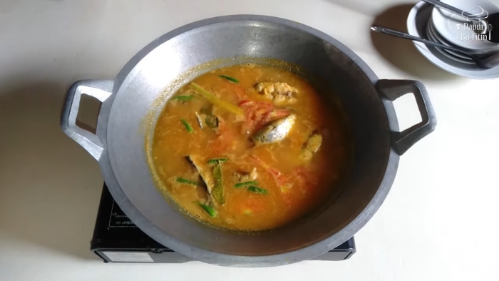 Resep ikan tenggiribumbu kuning.