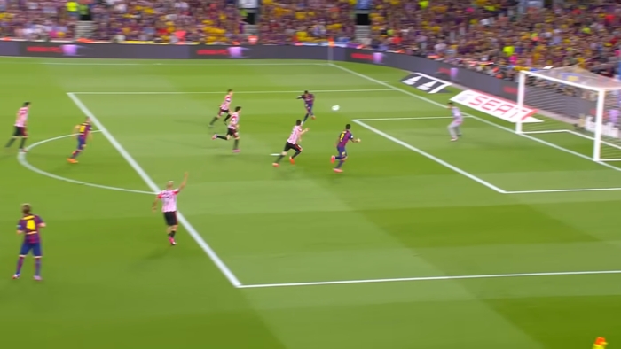Gol Neymar di Final Copa Del Rey 2015.