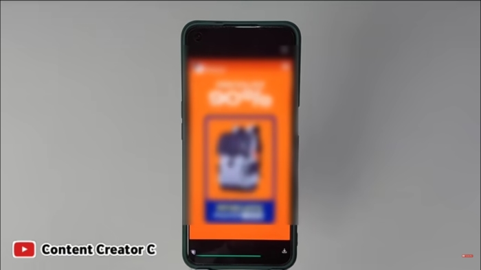 Iklan di hp Oppo.