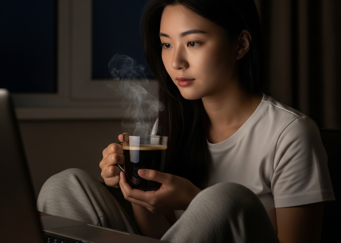 Hindari untuk meminum kopi saat dini hari, apalagi saat perut kosong.