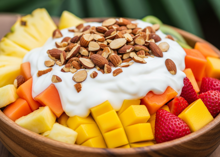 Tips salad buah rendah kalori.