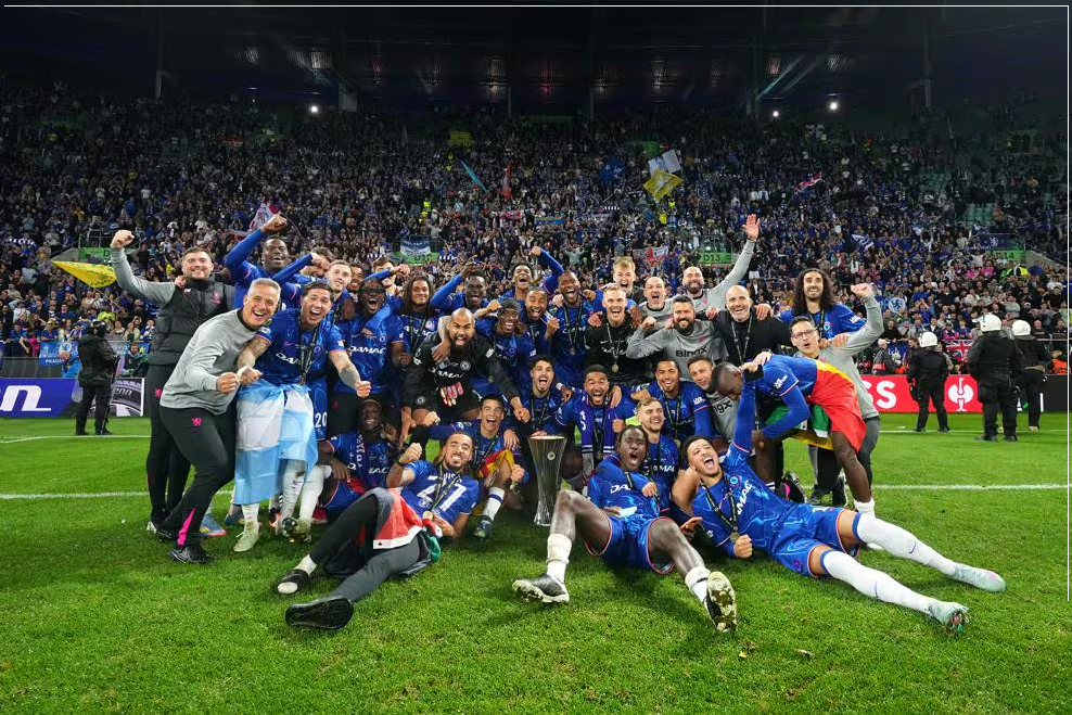 TERBAIK: Chelsea memastikan juarai UEFA Conference League 2025 usai menundukkan Real Betis di Final