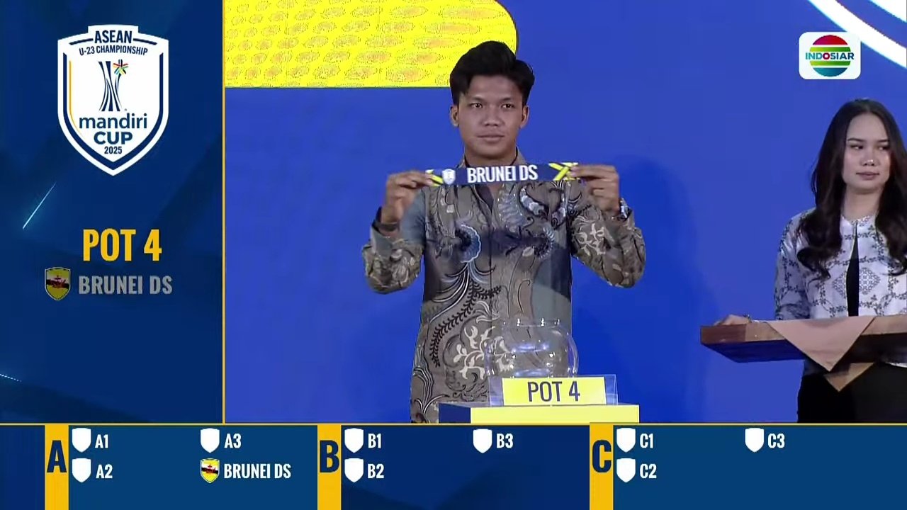 PENGUNDIAN: ASEAN Cup U23 2025 terbagi dalam tiga grup