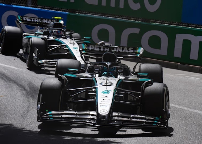 Russell dan Antonelli yakin Mercedes bisa kembali ke performa puncak di F1 GP Spanyol.