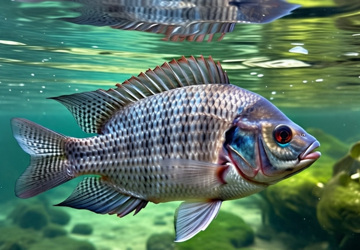 Menjelajahi ikan nila.