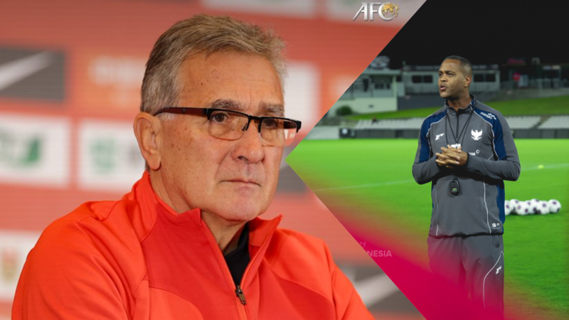 PERTARUHAN: Branko Ivankovic akan beradu taktik dengan Patrick Kluivert di GBK