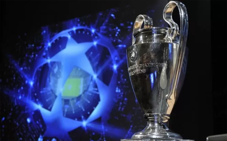 Ilustrasi piala Liga Champion Eropa.