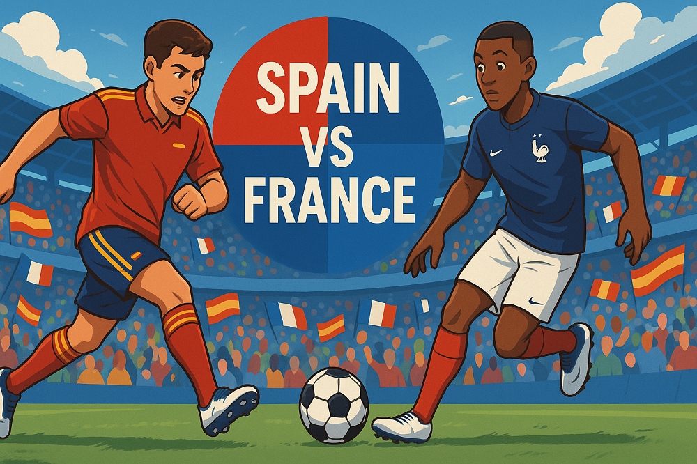 Prancis sedang berjuang mematahkan mitos melawan Spanyol di UEFA.