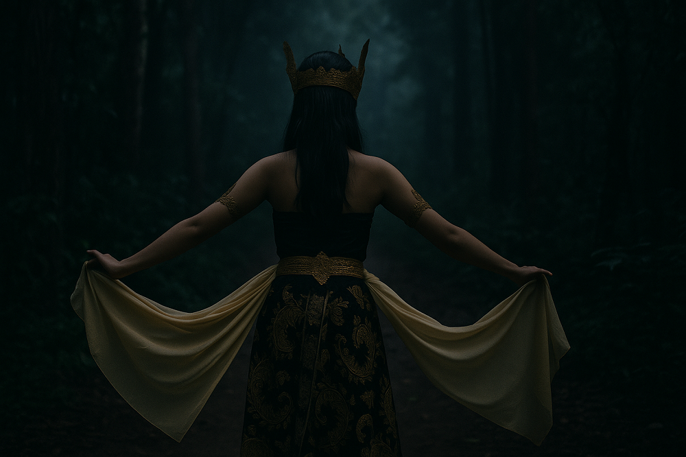 Kisah horor dari hutan tertua di Pulau Jawa, Alas Purwo. Cerita remaja dan alunan gamelan merdu, wanita cantik sedang menari di tengah gelap malam.
