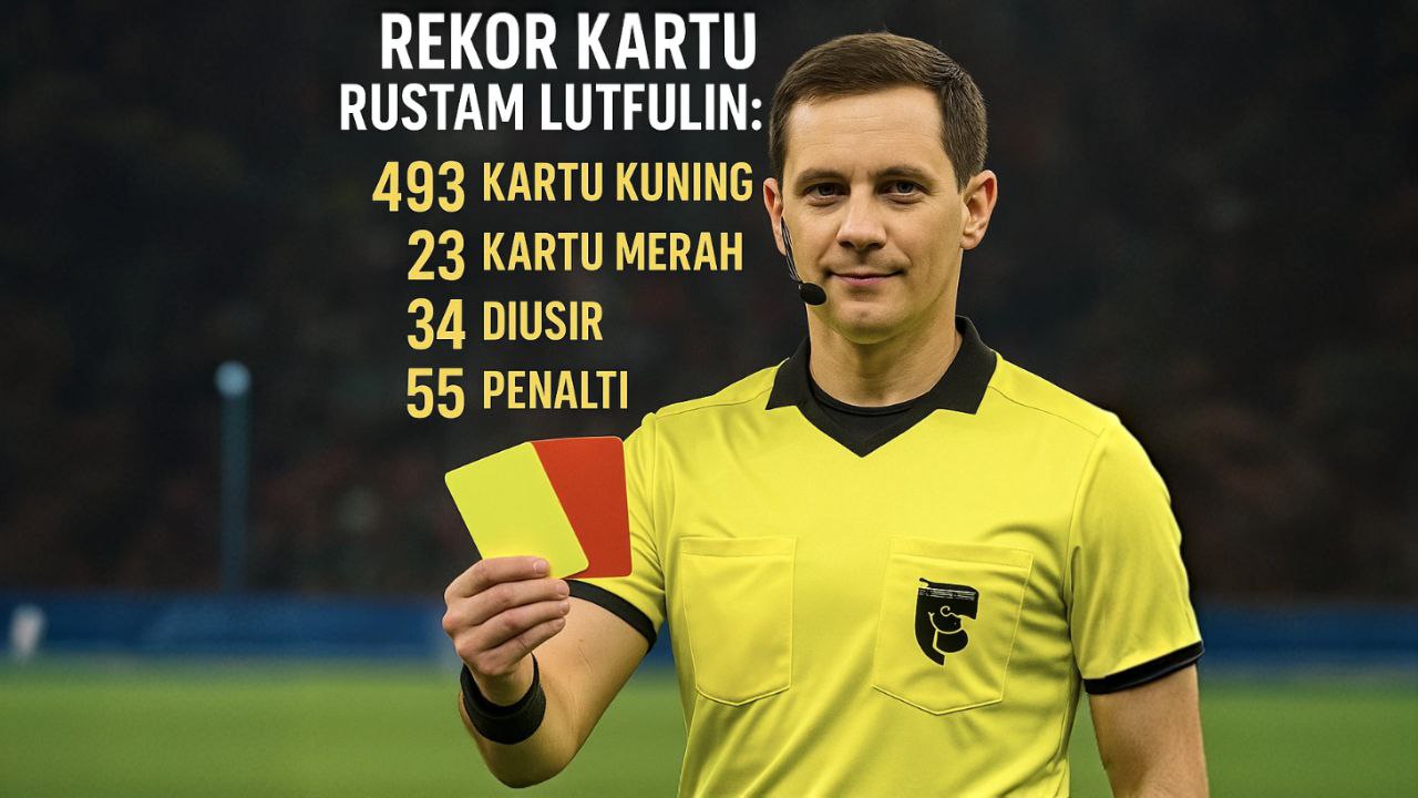Rustam Lutfullin dipercaya AFC untuk pimpin laga panas Indonesia vs China, diharapkan tetap tegas.
