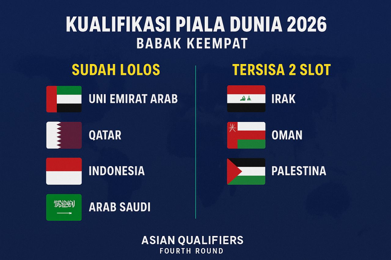 Prediksi negara yang berpeluang masuk babak keempat kualifikasi Piala Dunia 2026 zona Asia.