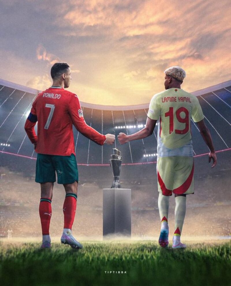 DUA BINTANG: Cirstiano Ronaldo dan lamine Yamal akan saling bertemu di Final UEFA Nations League 2025