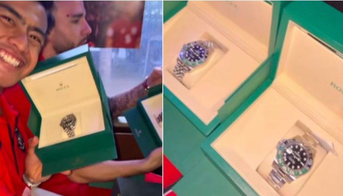 JAM TANGAN ROLEX: Skuad timnas Indonesia mendapatkan hadiah khusus dari Presiden Prabowo Subianto