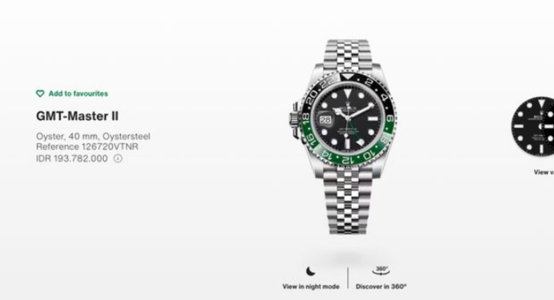 MEWAH: Jam tangan Rolex yang diberikan Presiden Prabowo Subianto kepada skuad timnas Indonesia