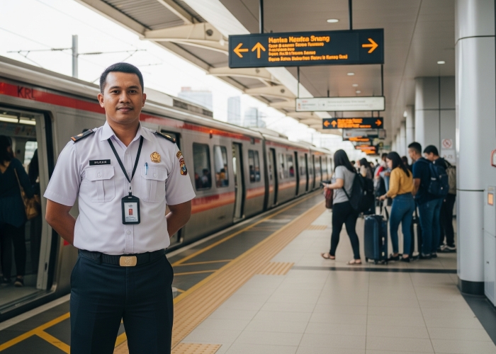KAI Services pastikan pelayanan humanis dan penuh integritas oleh petugas keamanan.