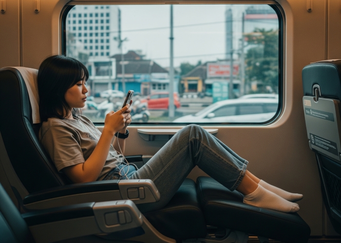 Reclining seat di kereta api Indonesia hadir sejak 1960-an.