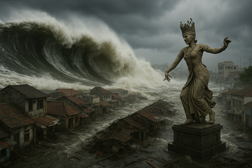 Sejarah Banyuwangi bulan Juni, Mega Tsunami yang menghantam pesisir selatan.