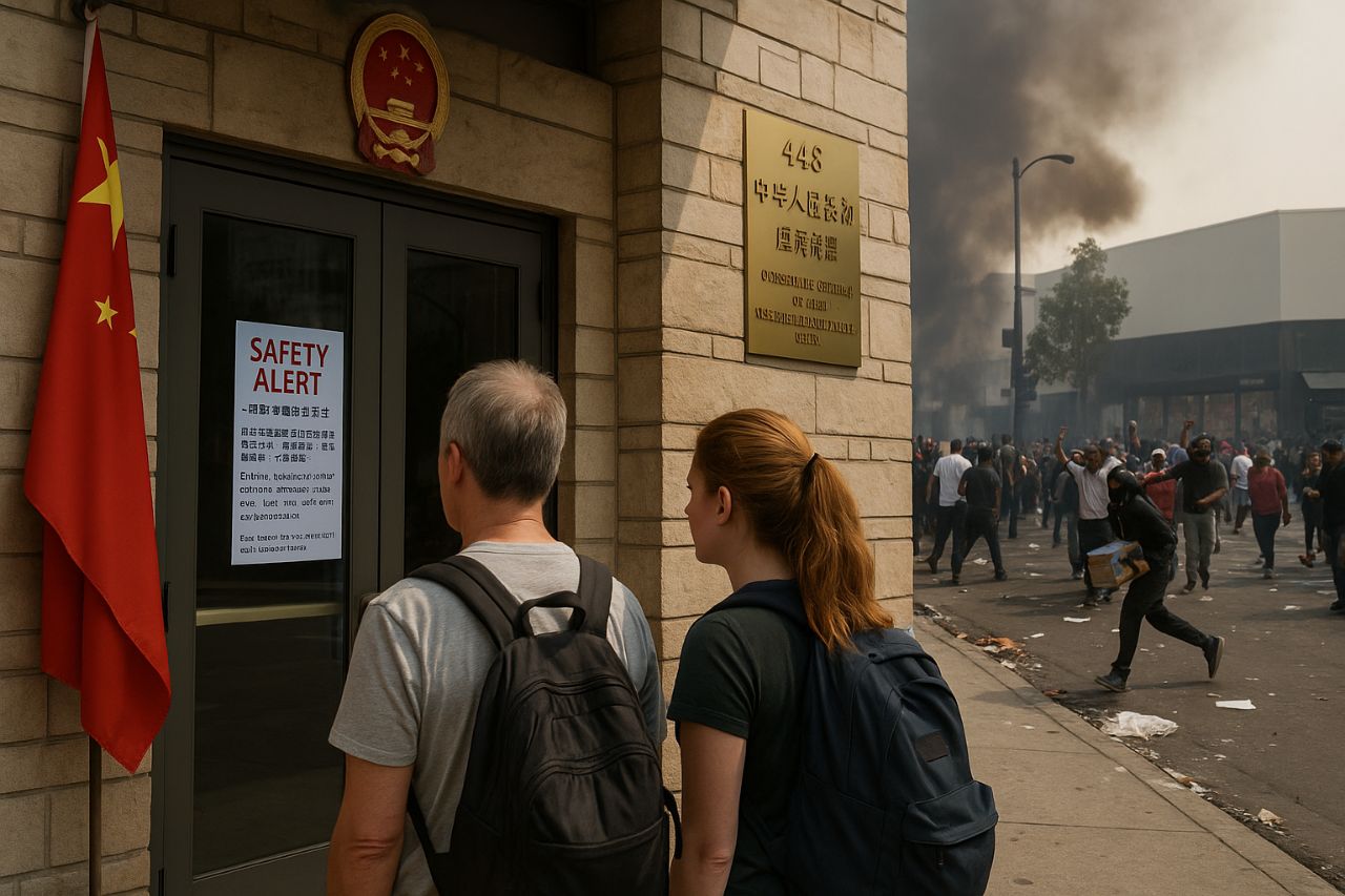 China keluarkan Travel Warning ke Amerika Serikat.