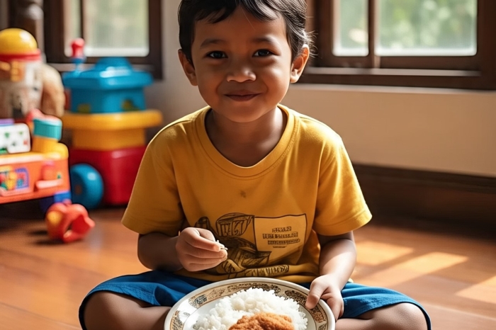 Makan tidak habis, ayamnya mati.