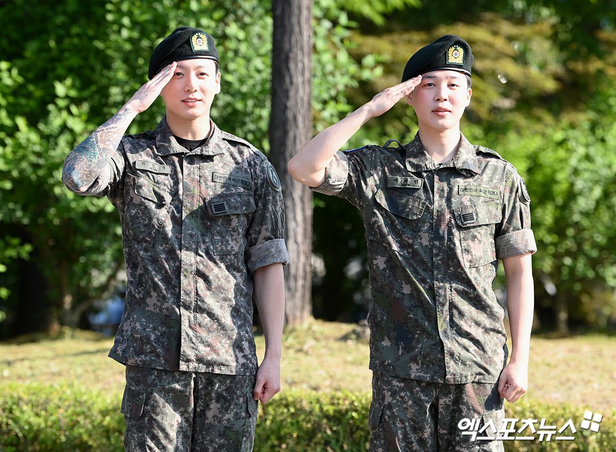 Jimin dan Jungkook selesai wajib militer.