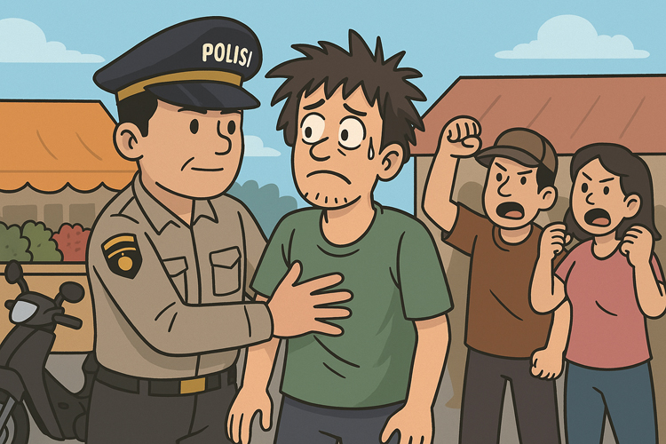 Ilustrasi warga Jember diamankan polisi Situbondo.