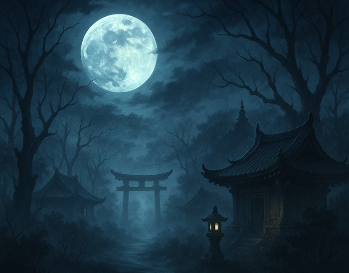 Ilustrasi malam 1 Suro yang dipercaya sebagian masyarakat Jawa penuh misteri dan sakral.