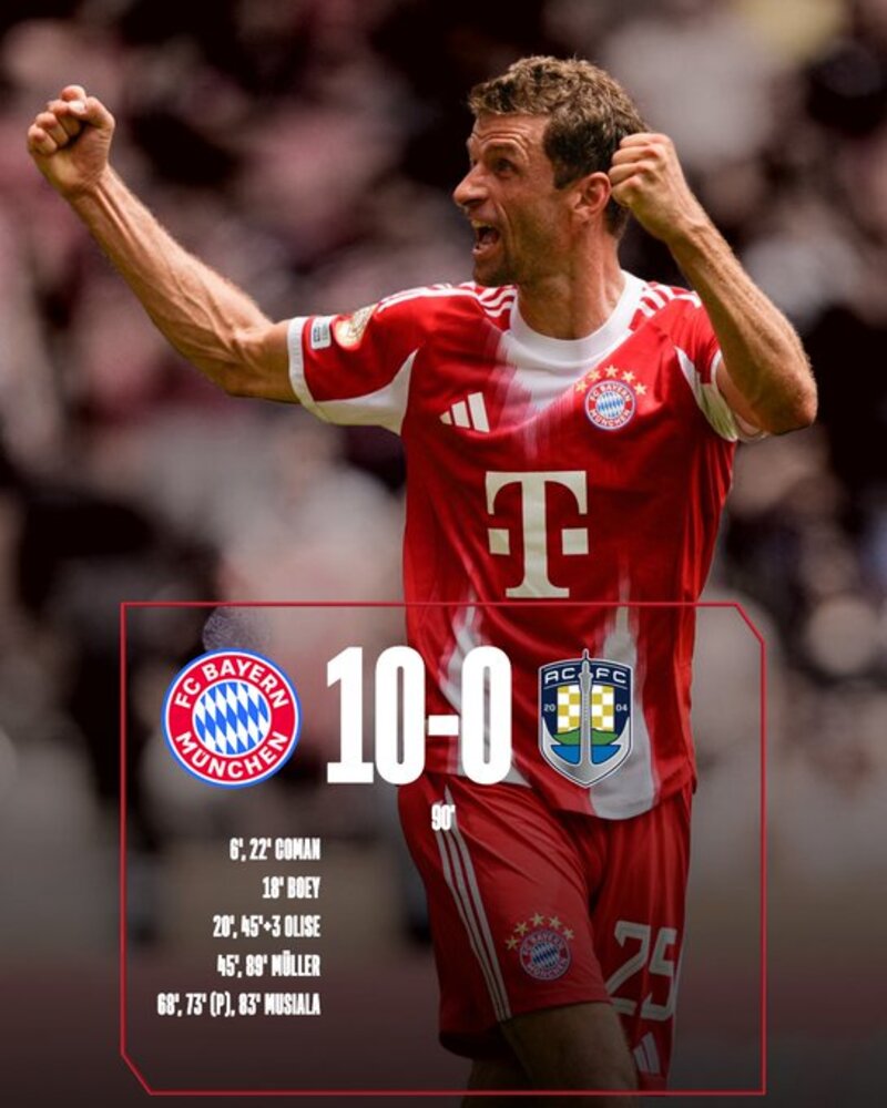 REKOR: Kemenangan besar Bayern Munchen atas Auckland City menorehkan sejarah baru di Piala Dunia Antarklub 2025